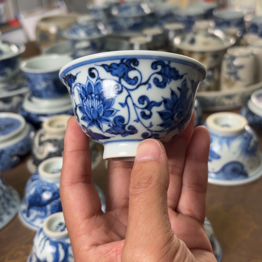 摆件陶瓷景德镇手绘茶器