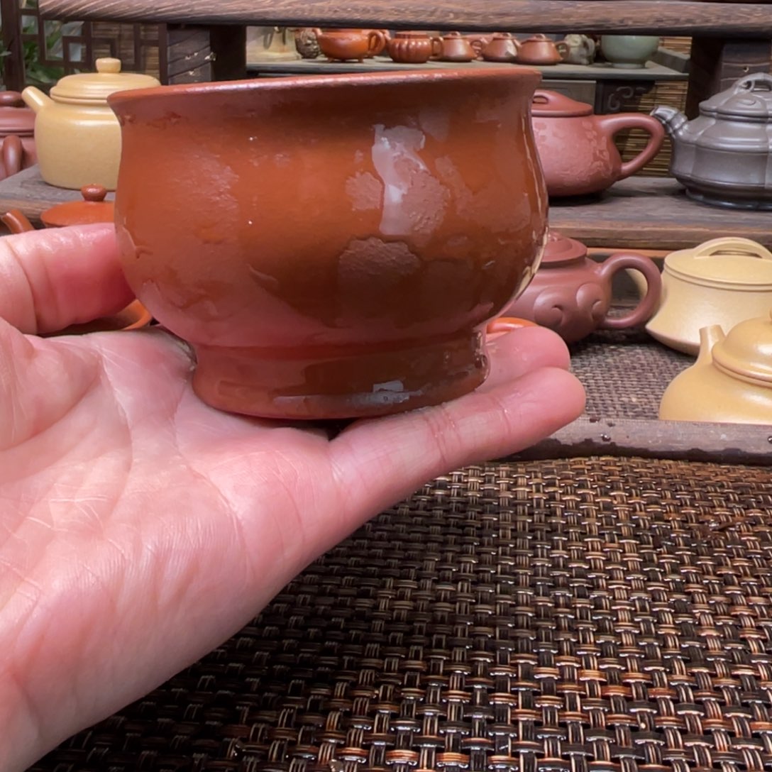 紫砂茶壶宜兴原矿紫砂手工制150