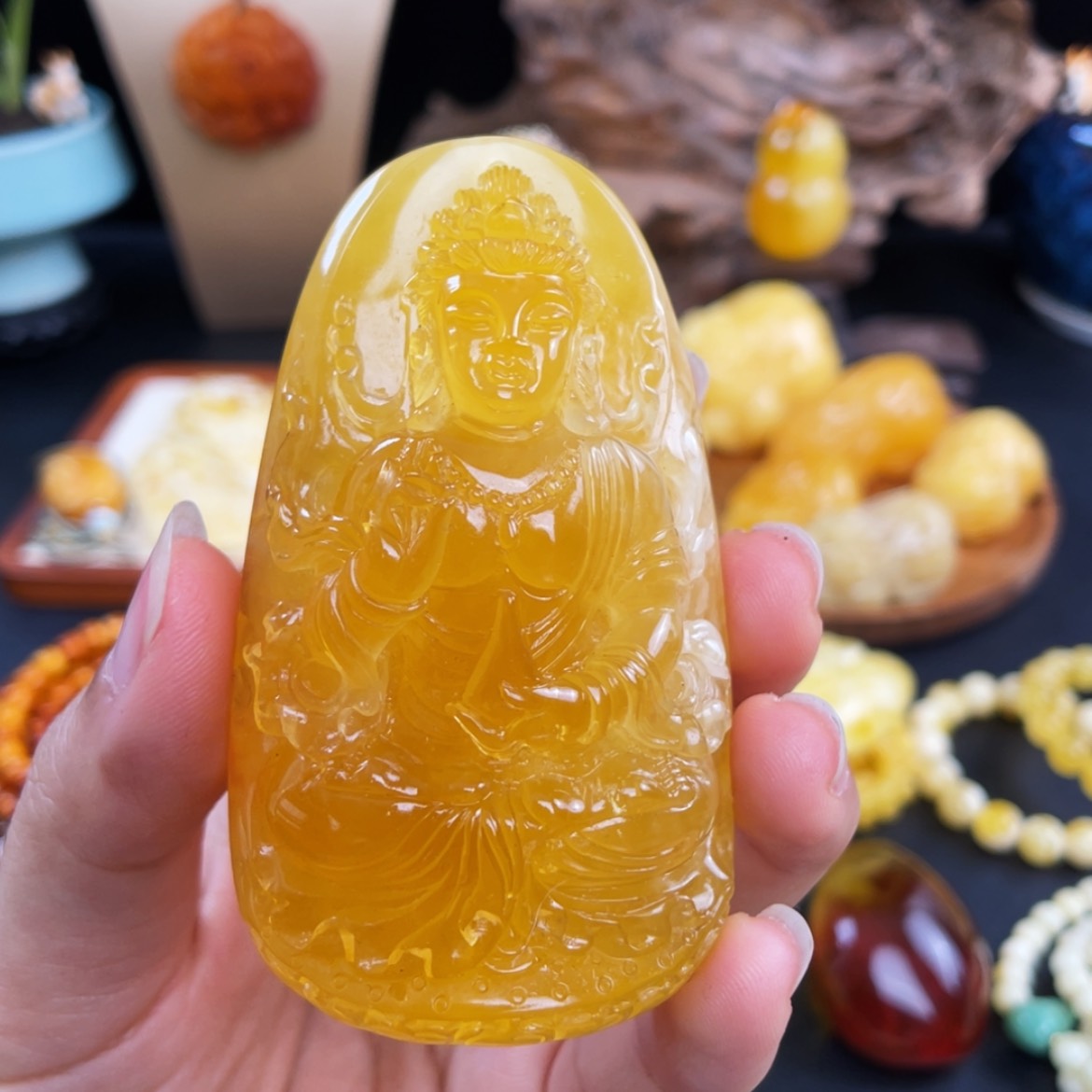 【闪购商品】琥珀珠宝奇石未镶嵌微瑕