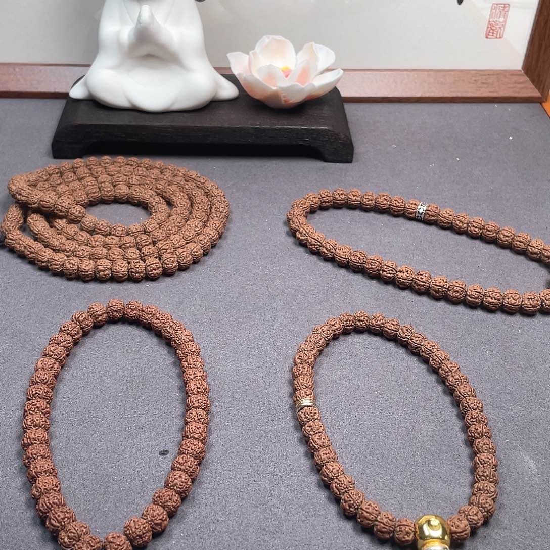 金刚菩提吊坠忠*原生态老树平细10尺寸