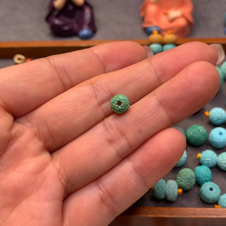 绿松石颈饰未镶嵌夜***夜