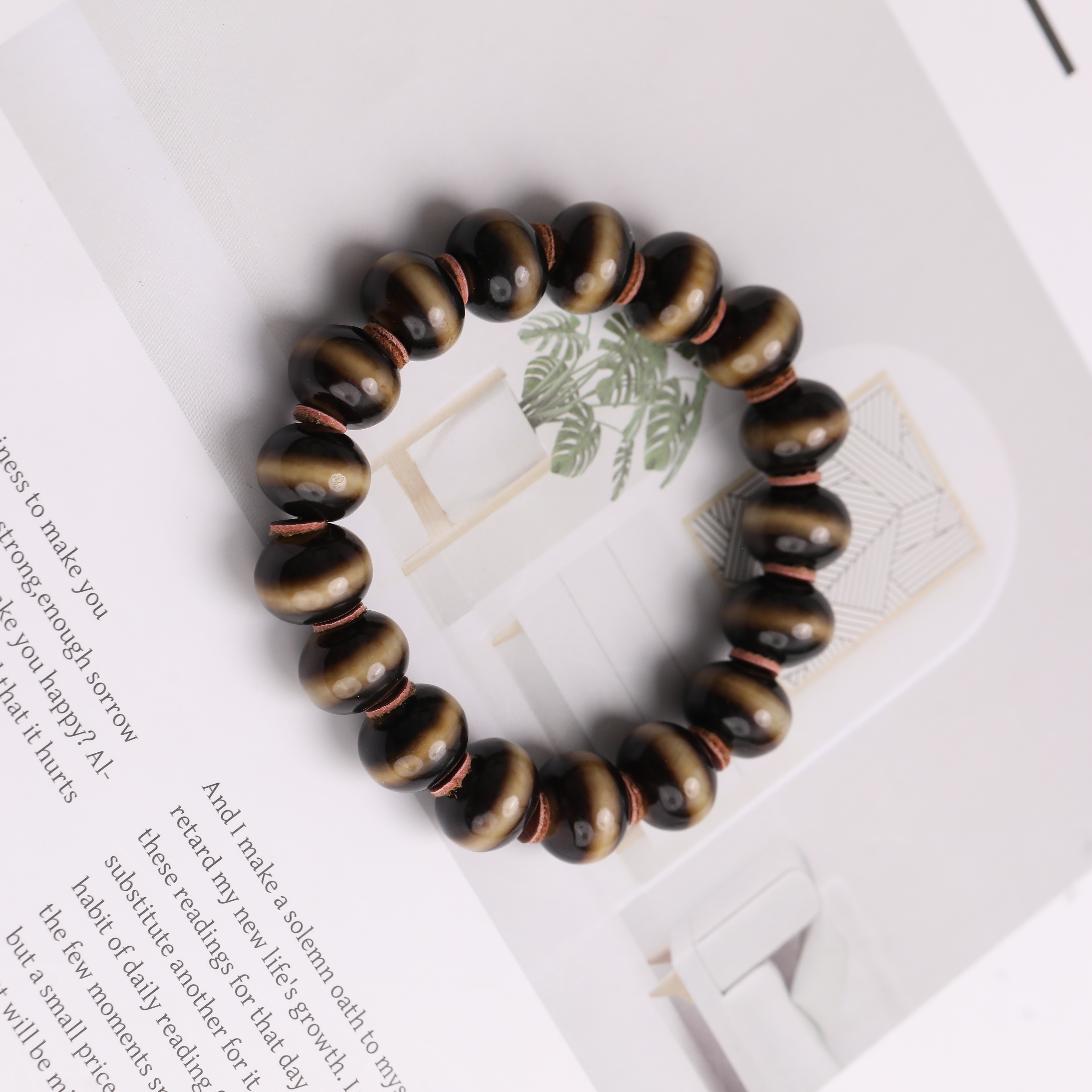 【观澜珠宝】玛瑙手串 复古民族风藏式手链 多样发其一 2135