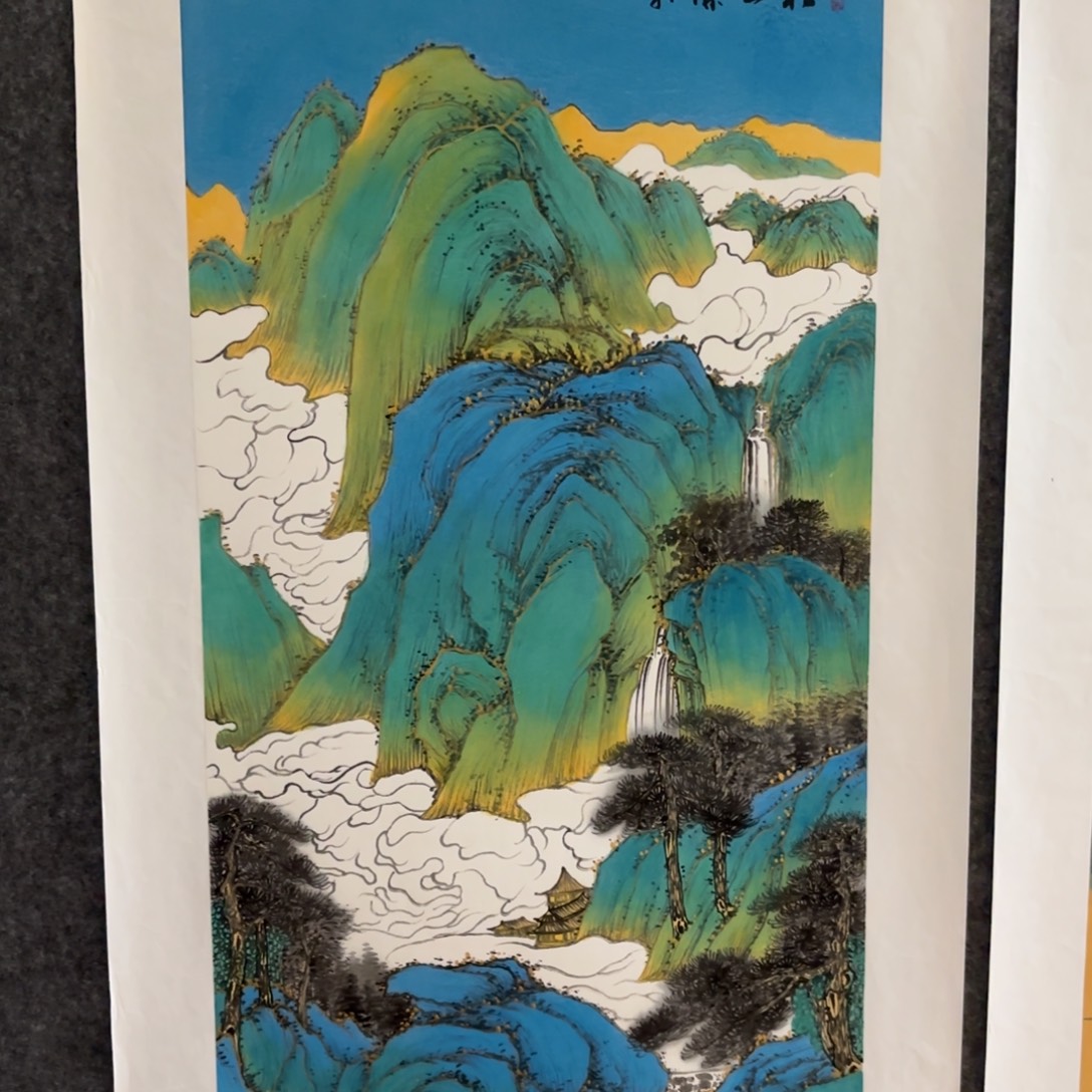 国画国画作品陆远华山水精品手绘