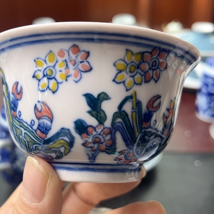 摆件景德镇陶瓷茶具摆件日用瓷47