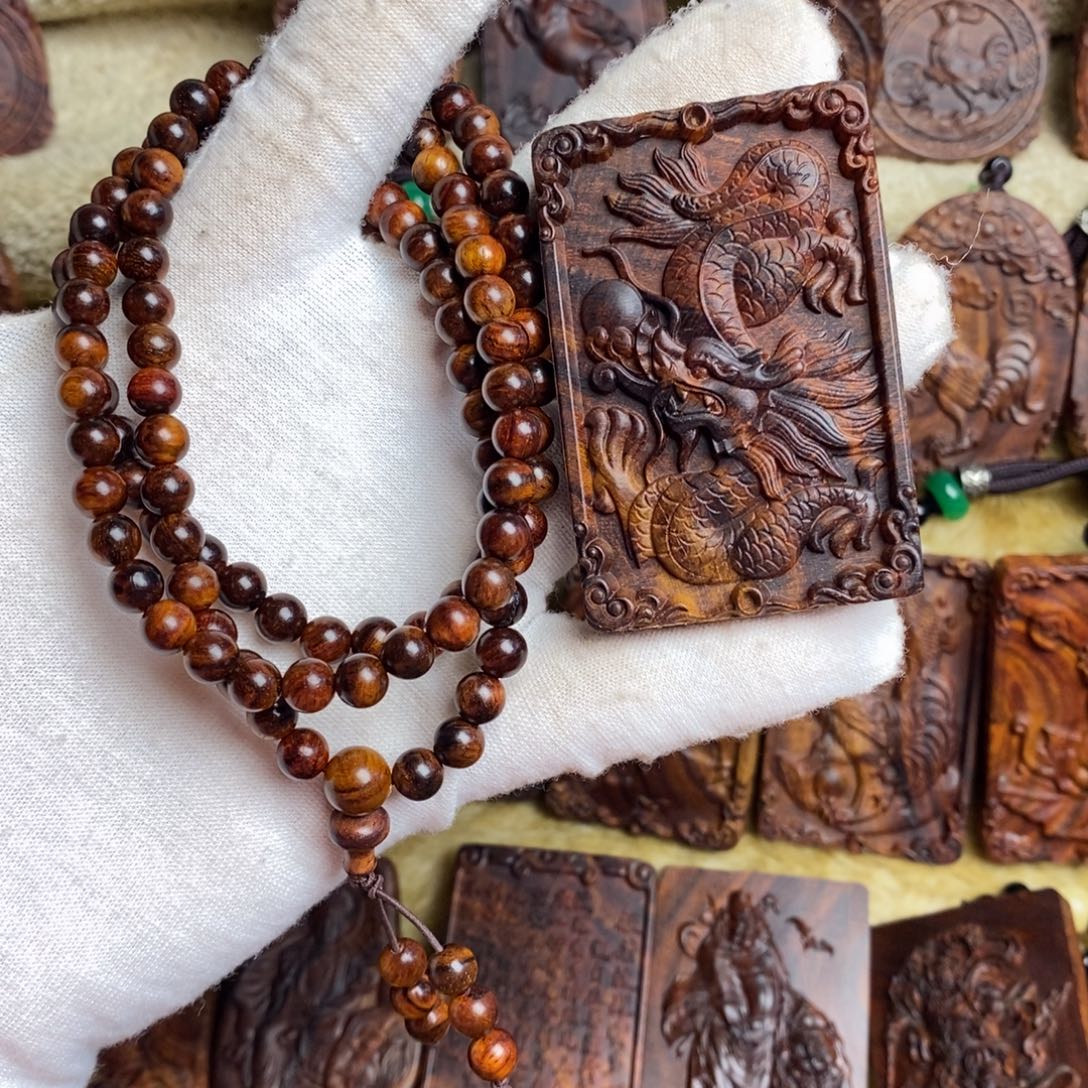 M****手串/手链黄花梨/降香黄檀