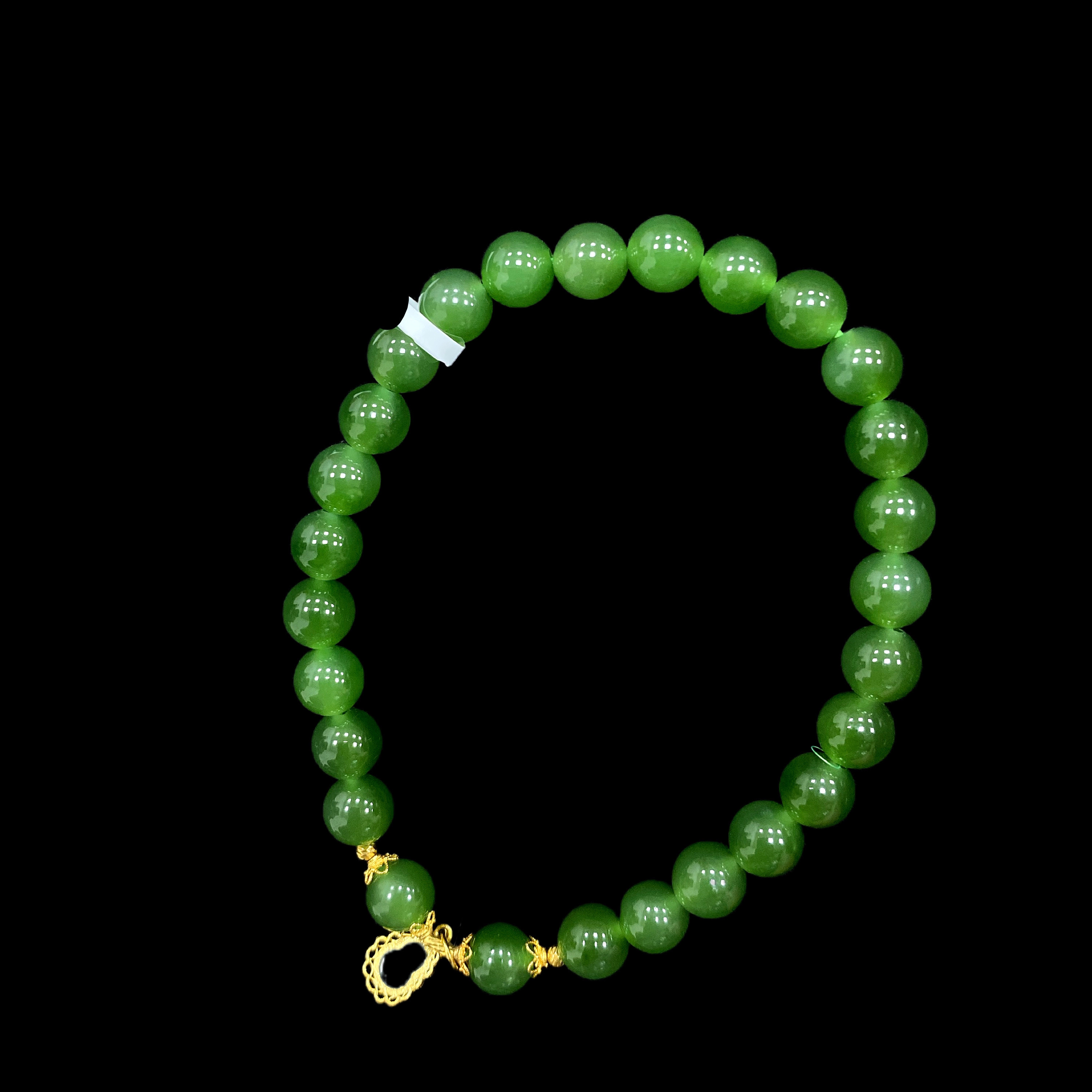V8081碧玉手串18K孤品