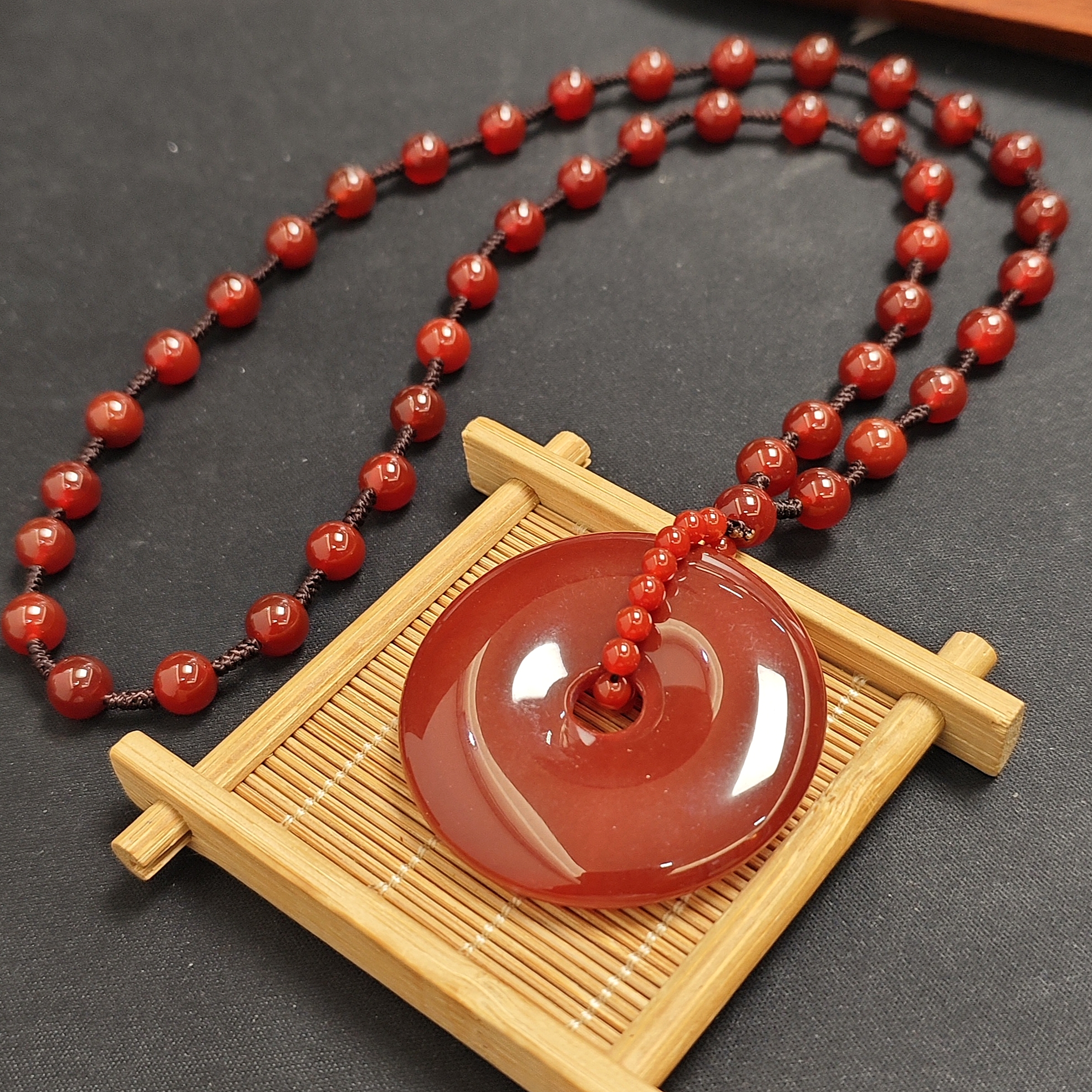 满肉红平安玉佩12(多样性发)f