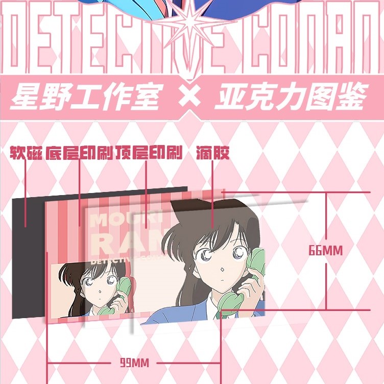 【推推乐】星野工作室名侦探柯南第二弹冰箱贴盲盒（代拆）