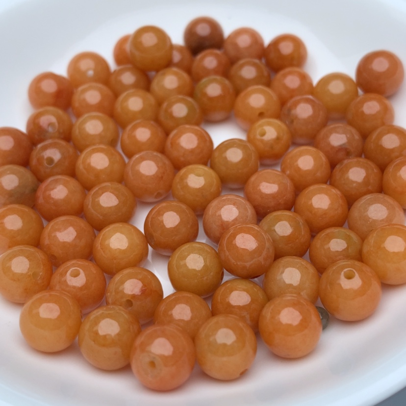 【闪购商品】翡翠手链未镶嵌卡8.3冰红10个