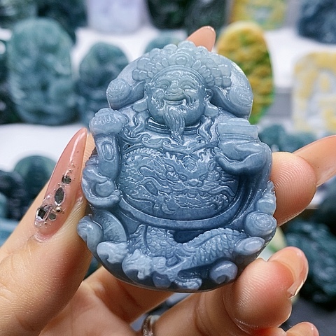 定制翡翠未镶嵌财神