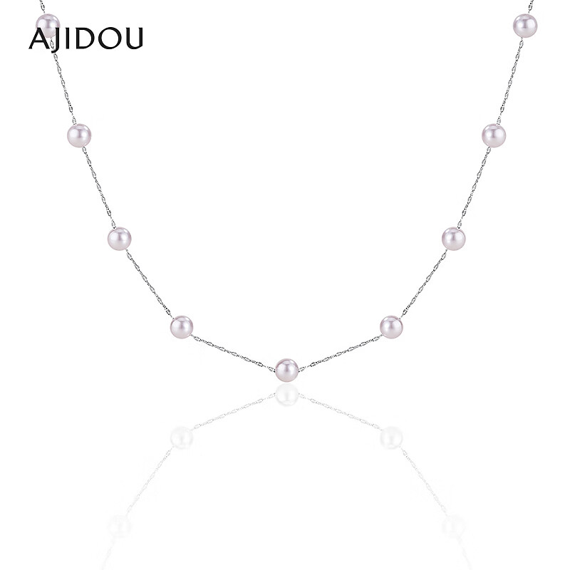 合金仿珍珠项链 AJIDOU阿吉豆项链女款满天星锁骨链【CB】