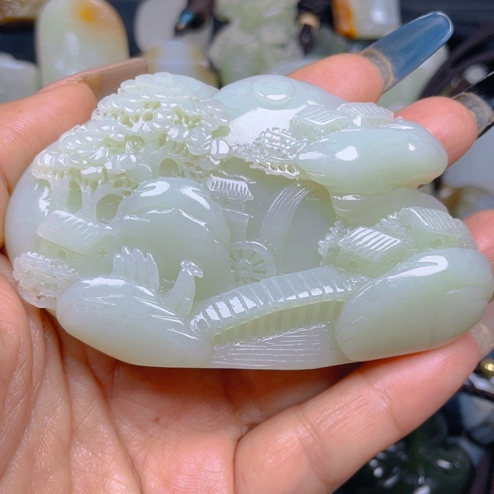 和田玉挂件未镶嵌