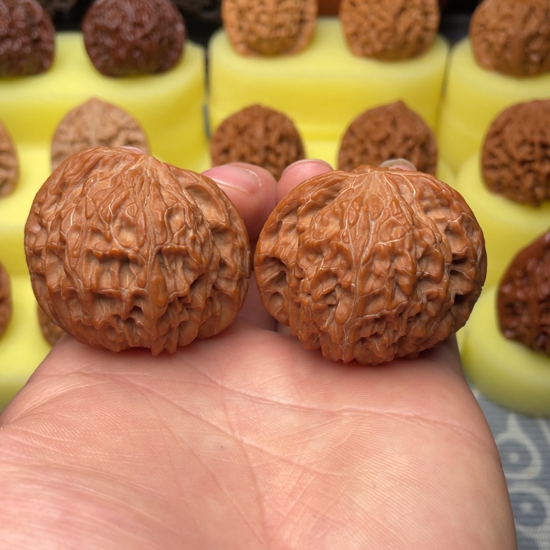 把件文玩核桃44全品山地磨编号1080