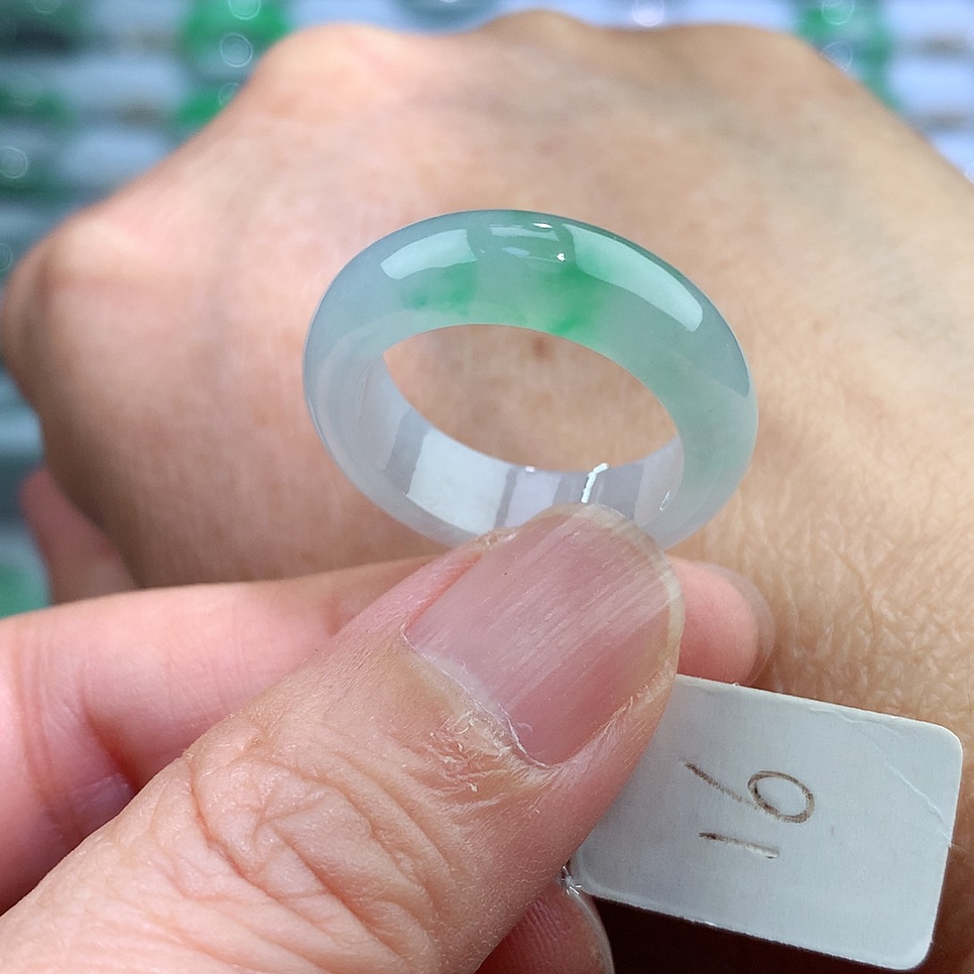 未镶嵌戒指翡翠16后