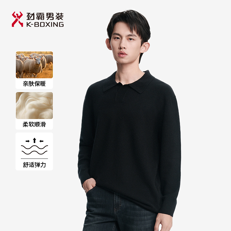 【绵羊毛】劲霸男装秋冬羊毛衫│NYYN3566