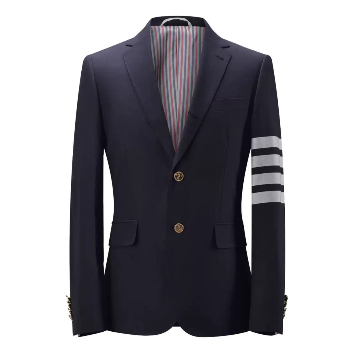 THOM BROIANTB【官方正品】TB双臂彩条透气西装外套 秋季 男款