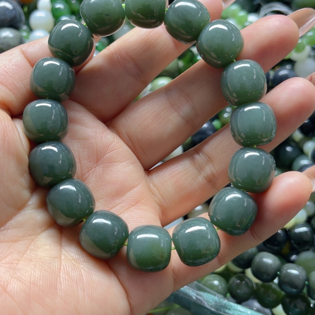 和田玉手链未镶嵌