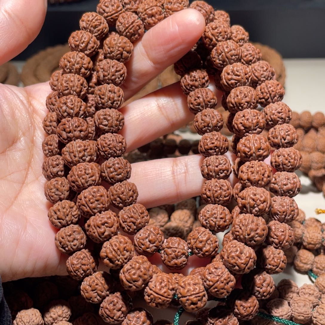 楊***易手串金刚菩提老树王108尺寸11