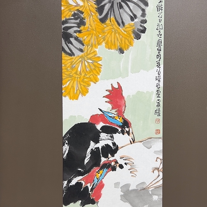 国画孙景隆   手绘原创