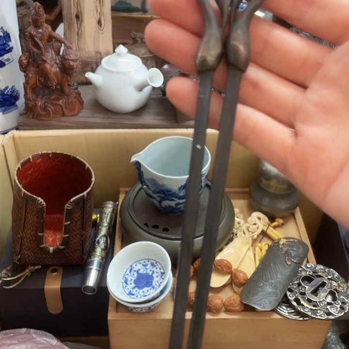 铜中古工艺品摆件