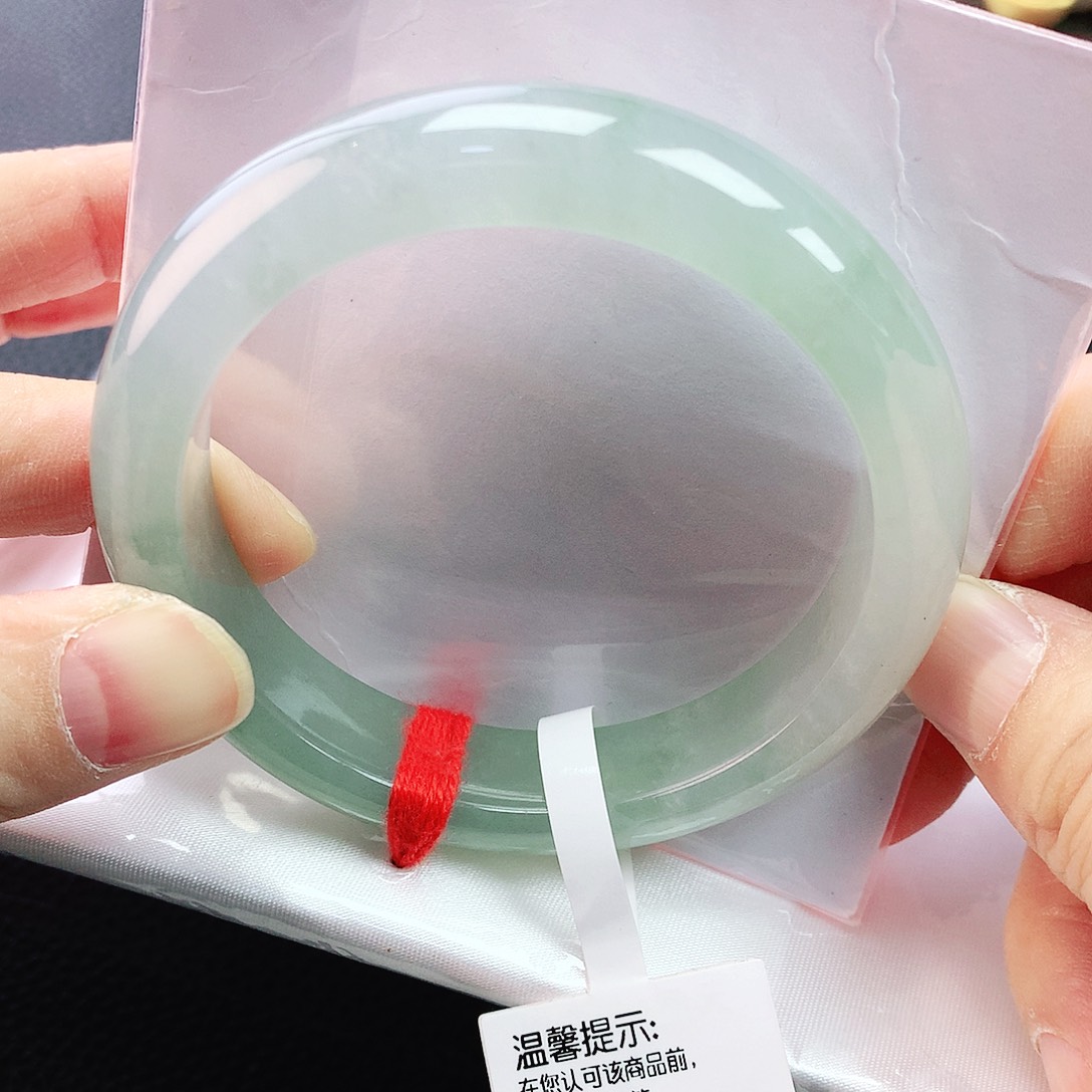 未镶嵌手镯翡翠54+圈