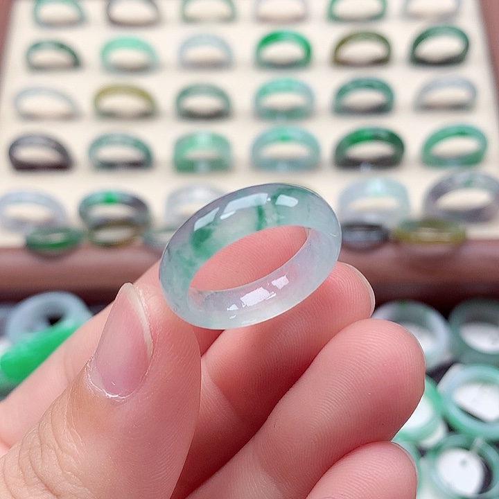 翡翠戒指未镶嵌15号