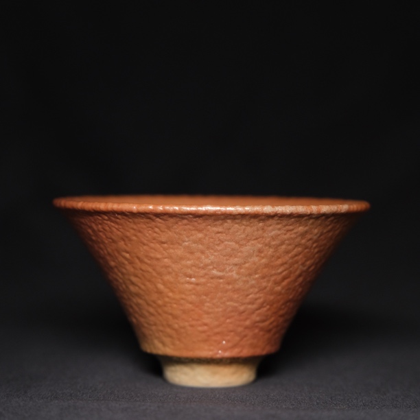 吴远中未名窑未名款金银彩盏杯容量100cc左右复古陶瓷茶具茶杯