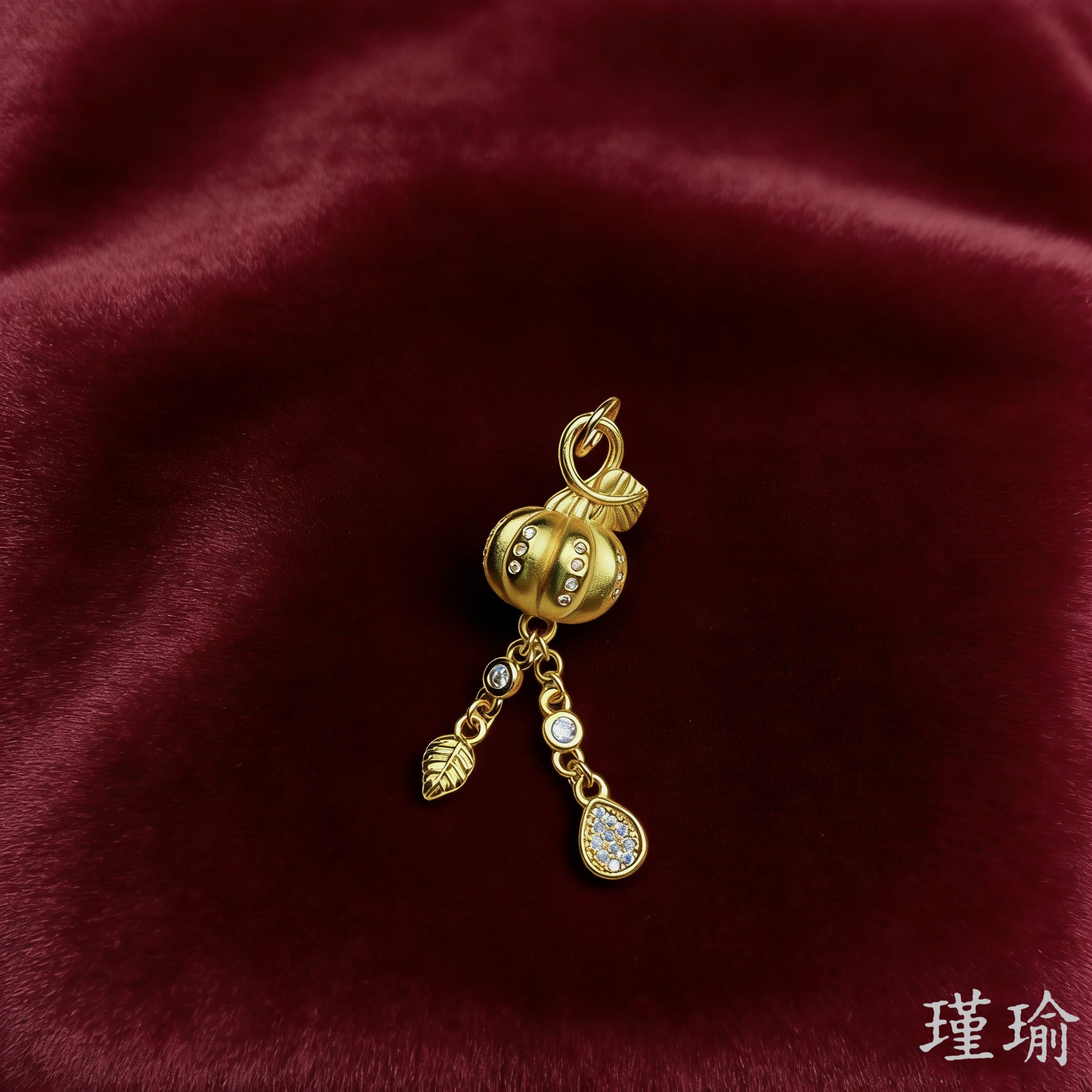 D05114黄色南瓜吊坠多样性发货47479