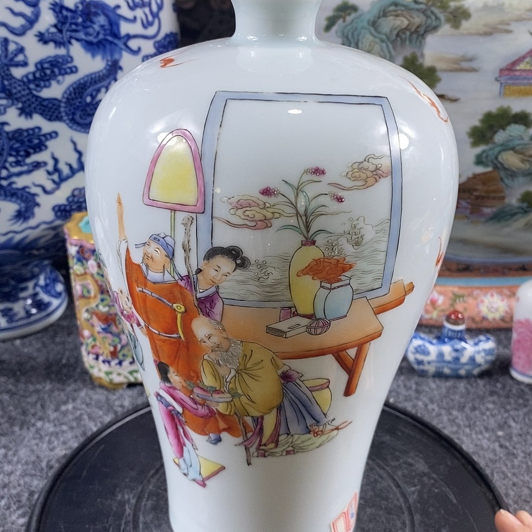 上***尼其他陶手工手绘陶瓷摆件工艺品