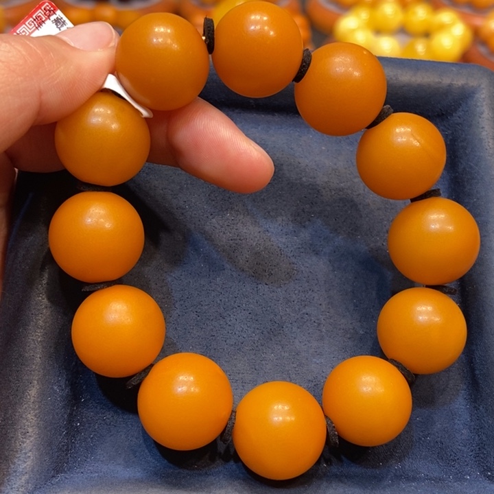 琥珀手链未镶嵌蜜蜡