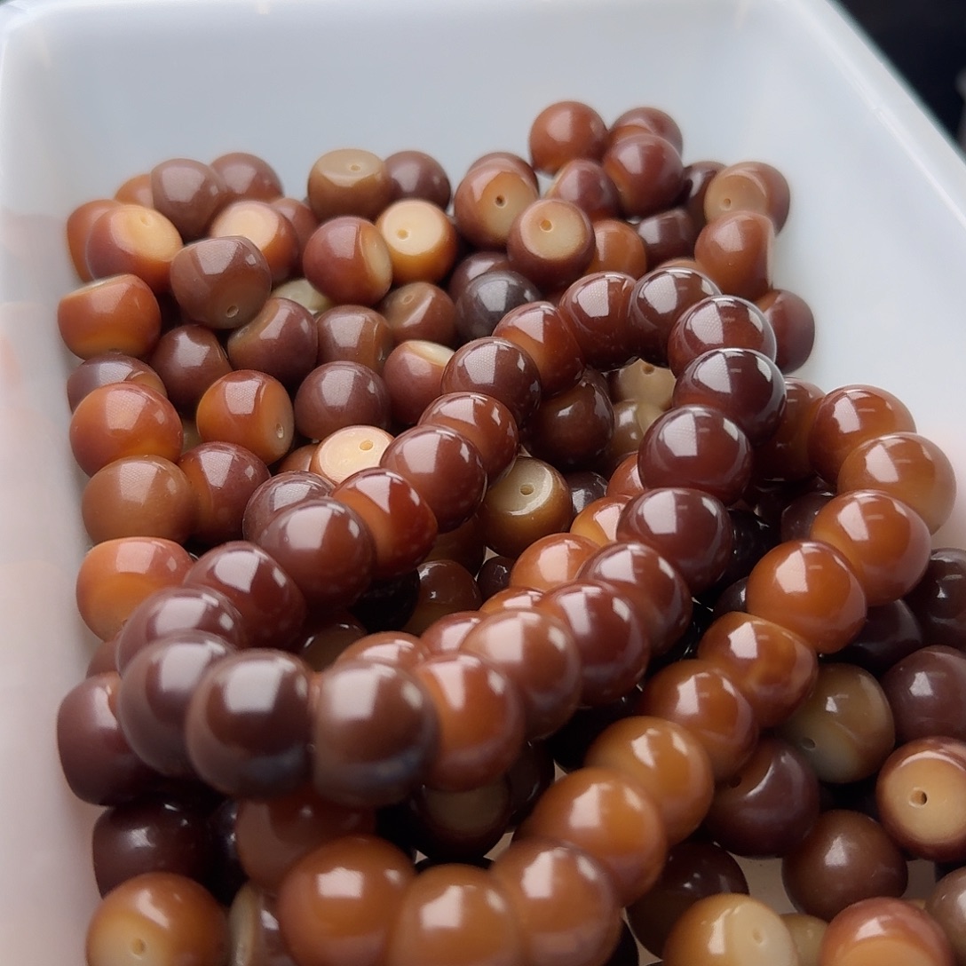 菩提根/象牙果吊坠20 颗菲料追光蒜瓣 14.5  厚切