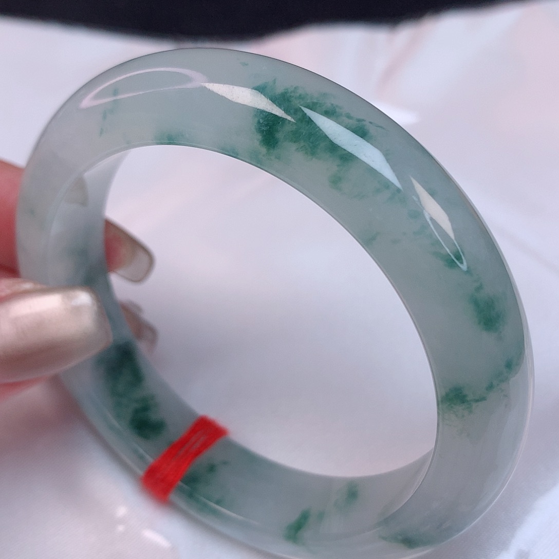 翡翠手镯未镶嵌56 翡翠手锣