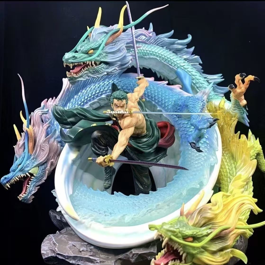 海贼王 三龙索隆 手办模玩摆件  20cm X