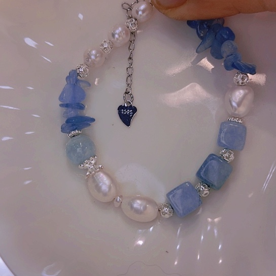 淡水珍珠手绳合金