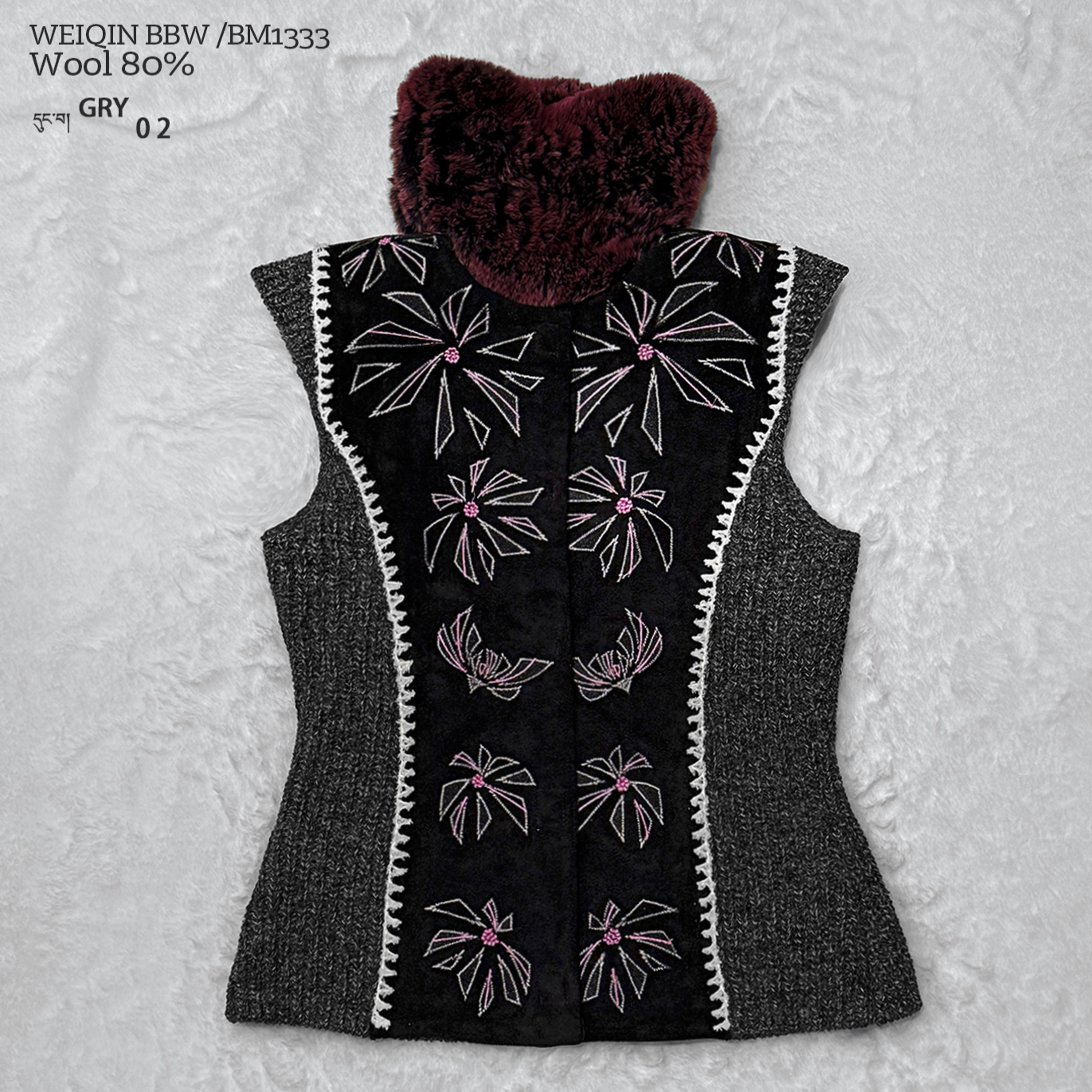 WEIQIN AI 羊毛 STARRY 琪琪格 伊比利亚庭院重工马夹 万物皆可搭