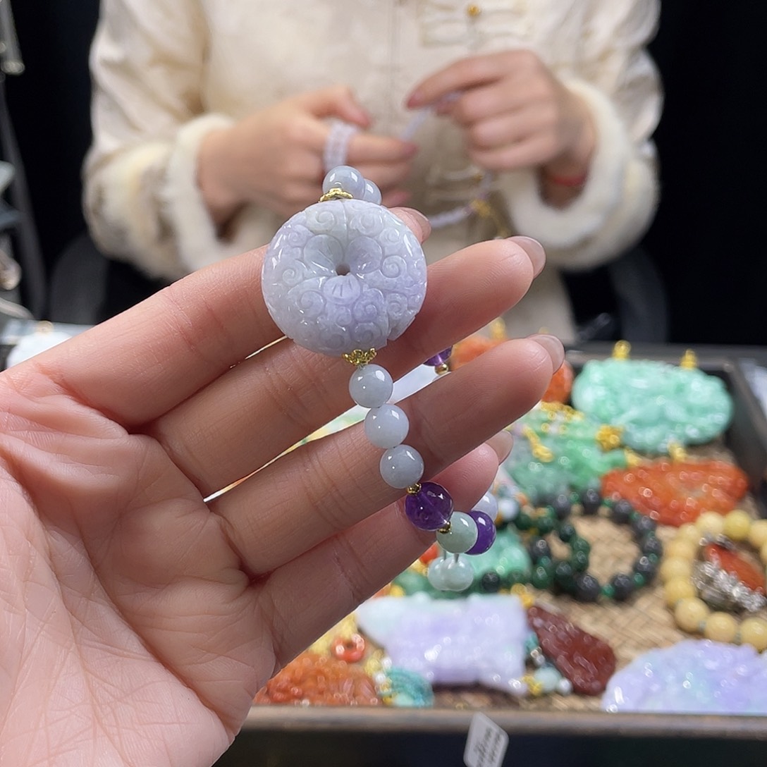 翡翠戒指未镶嵌代编织