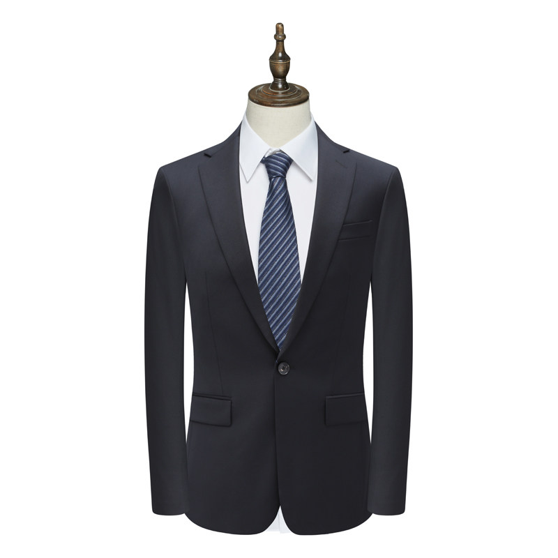 B1607鸟男式春秋西服 两粒扣后中开衩商务西装 216032