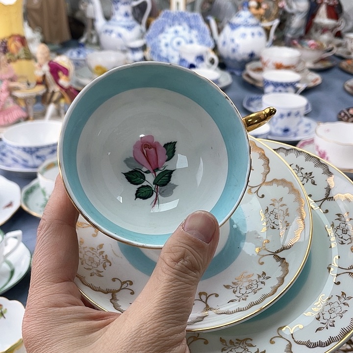 海外瓷器中古欧瓷小房子