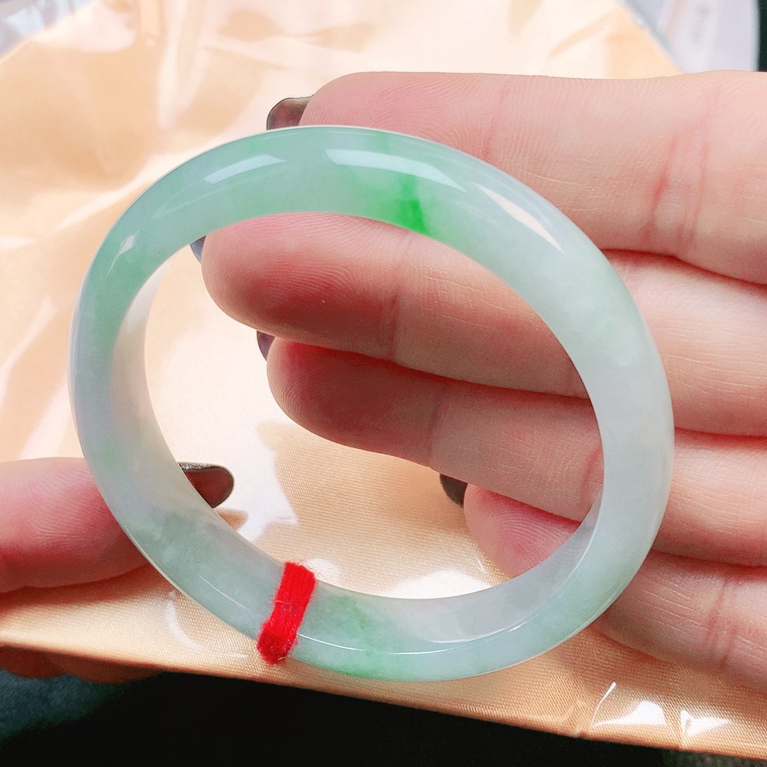 未镶嵌手镯翡翠正圈0107