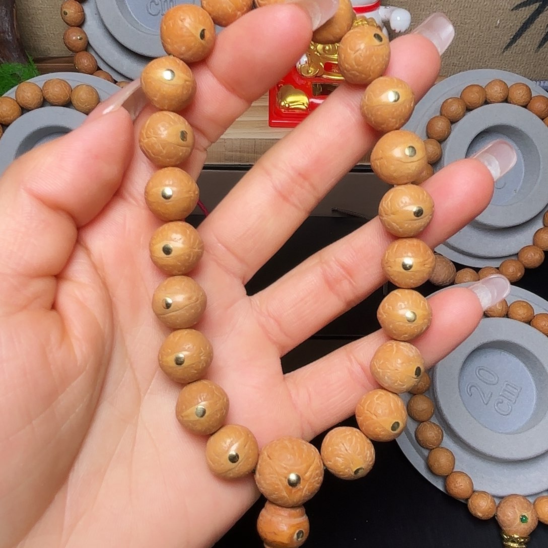 凤眼菩提吊坠2025新籽12手串