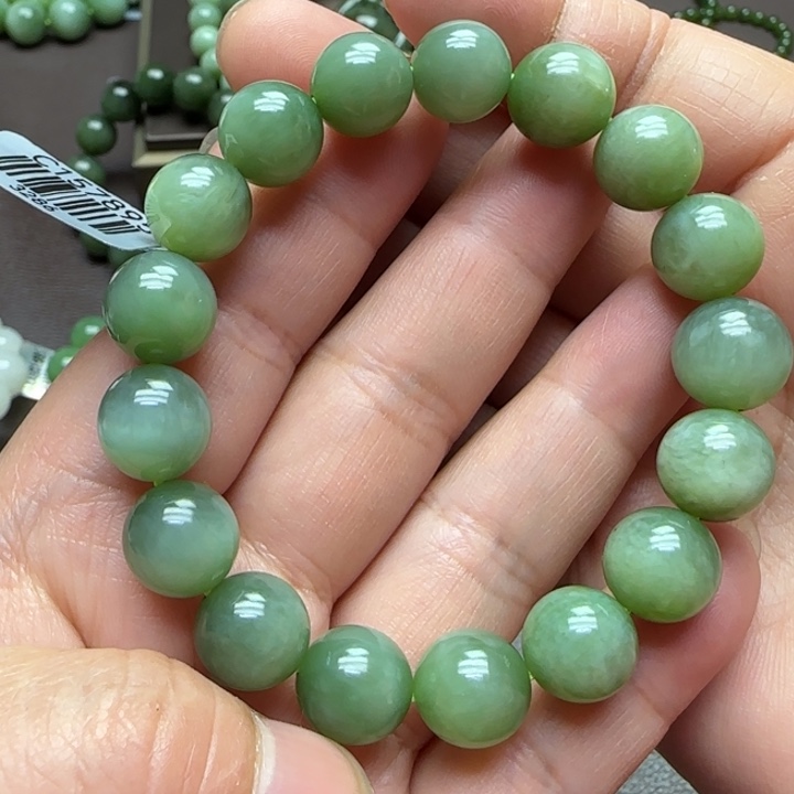 和田玉（碧玉）手链未镶嵌