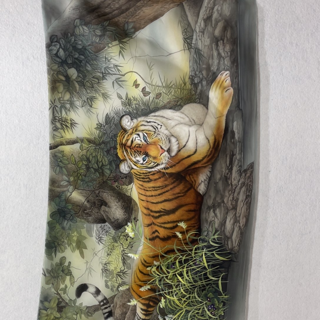 国画工笔动物作品欣赏