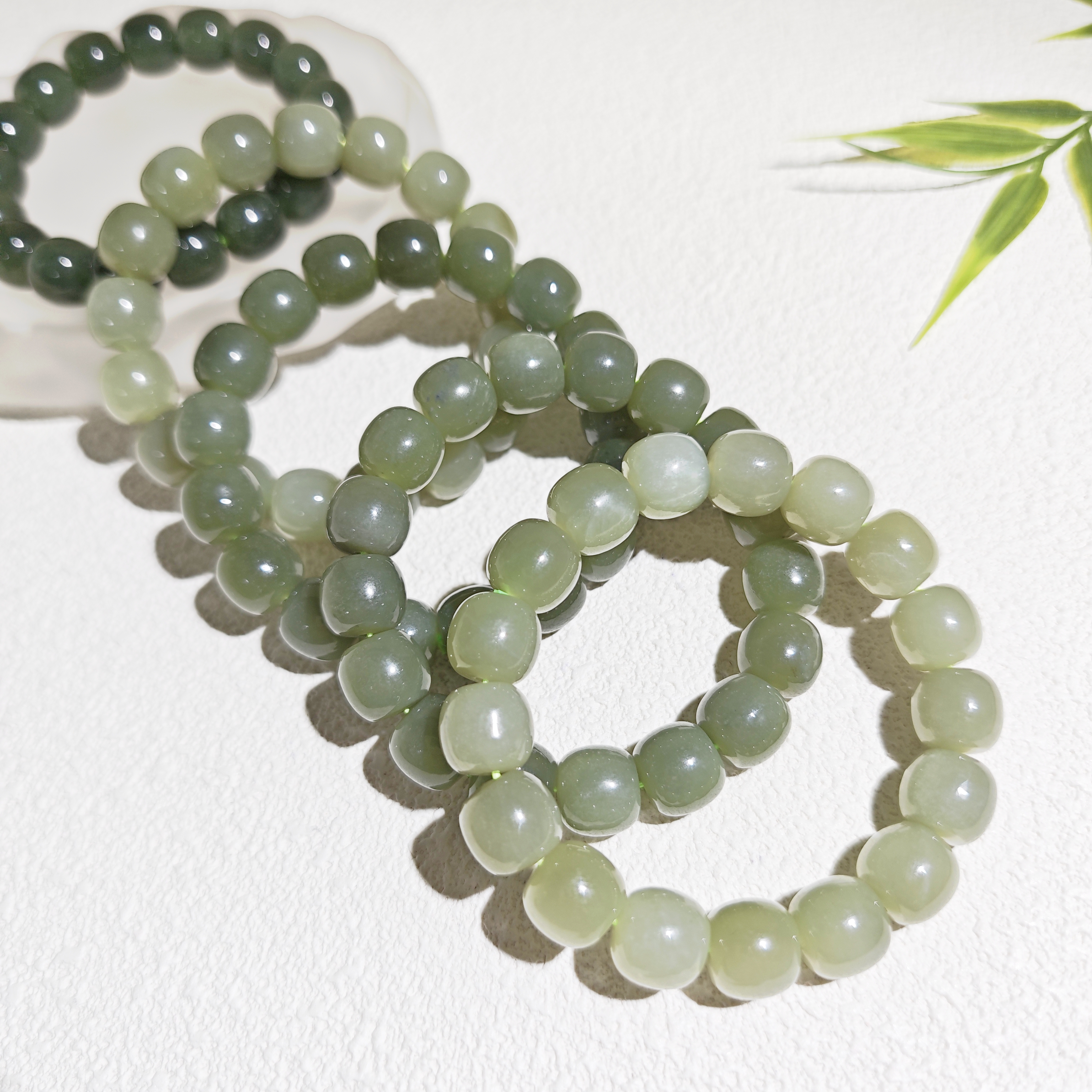 天然和田玉 卡12老型珠手串 多样性发货 拍一发一 H590