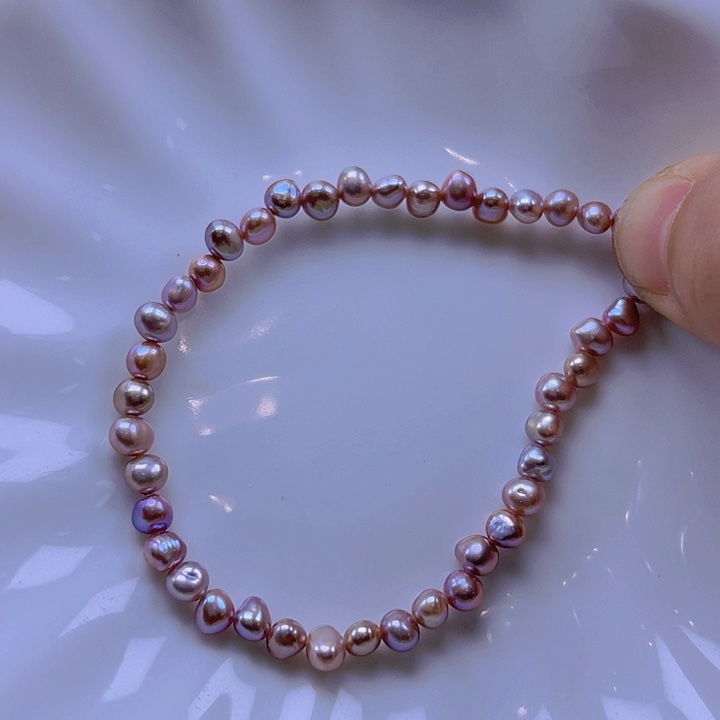 淡水珍珠手绳合金