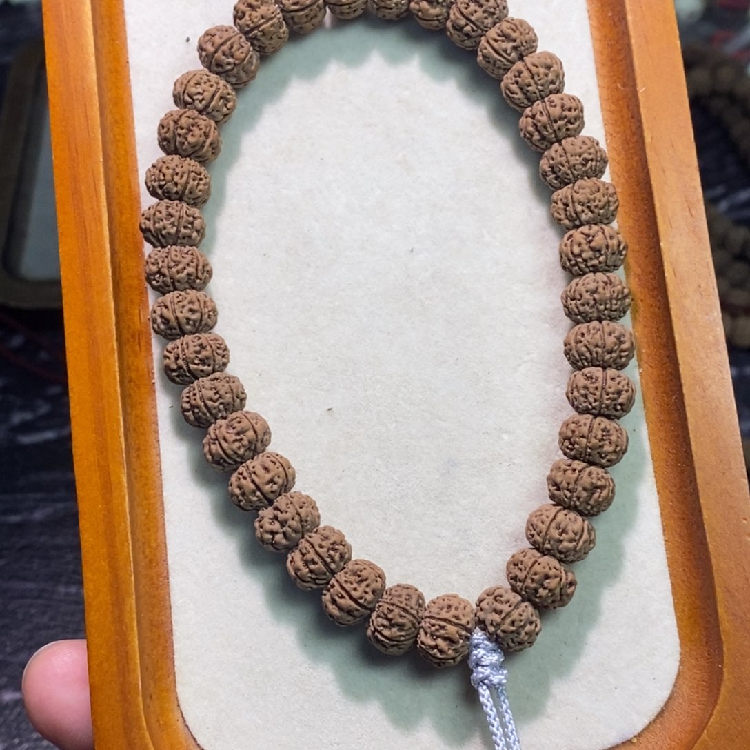 金刚菩提手串6瓣凹底梅花 收藏级