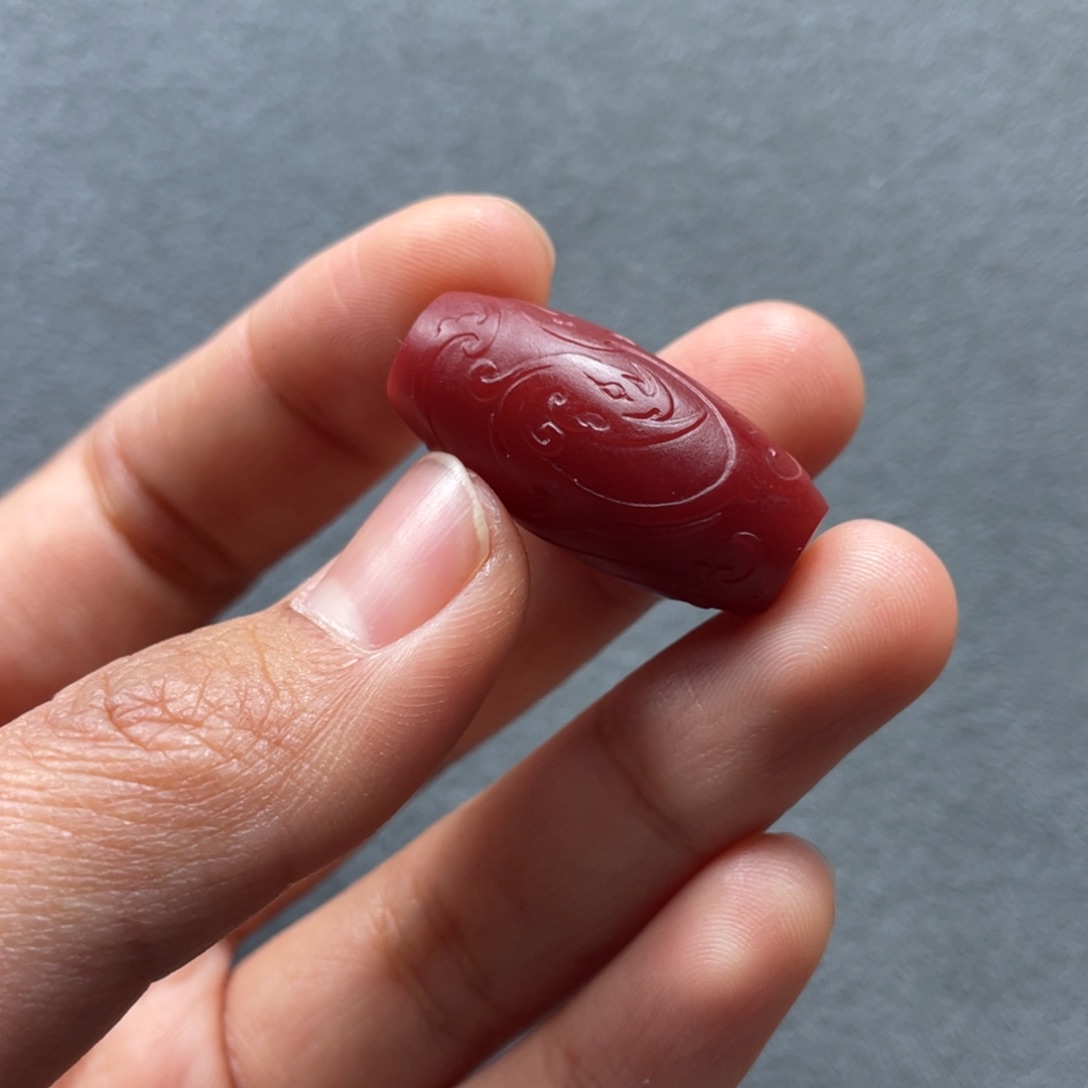 南红玛瑙配饰未镶嵌13.4mm