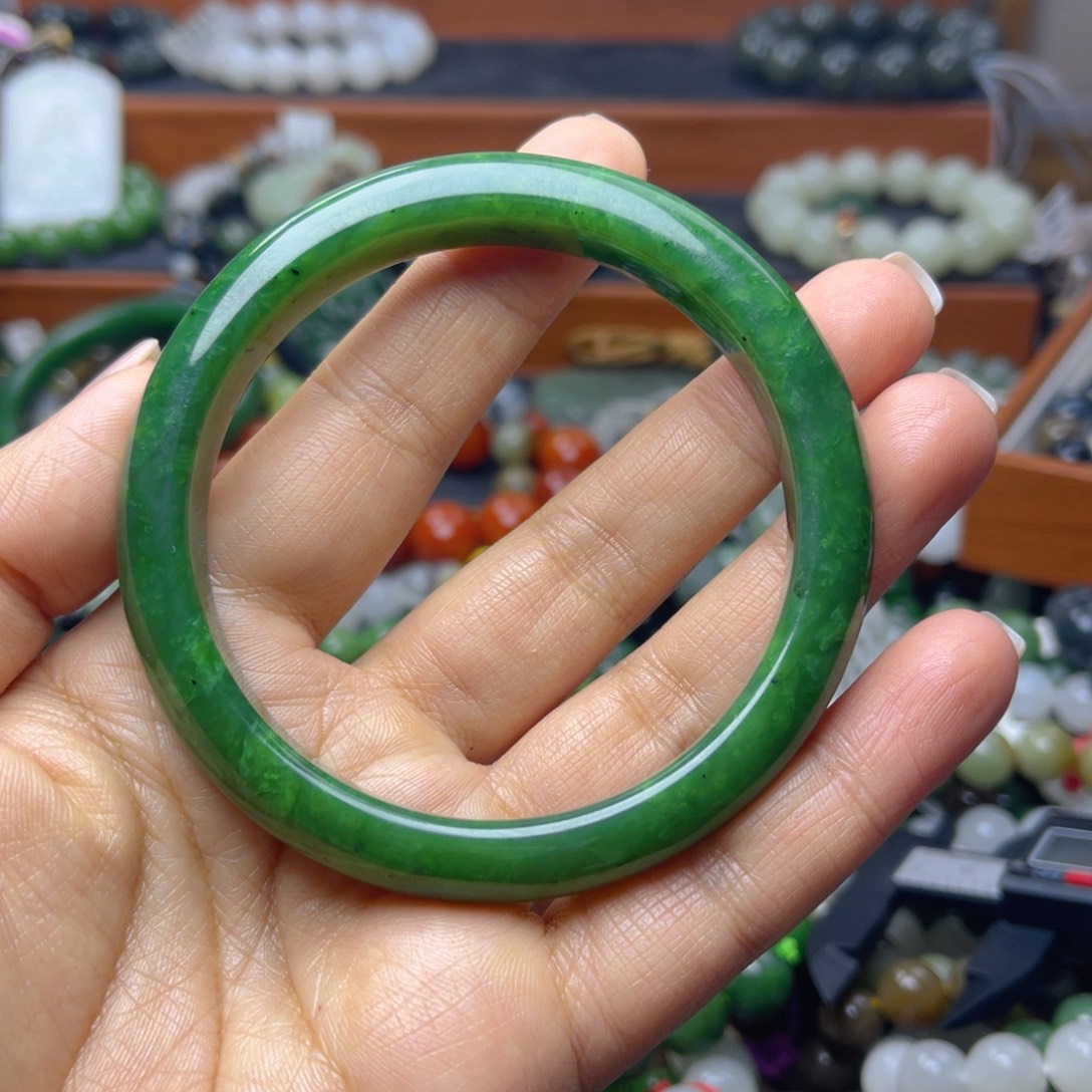 和田玉未镶嵌手链63