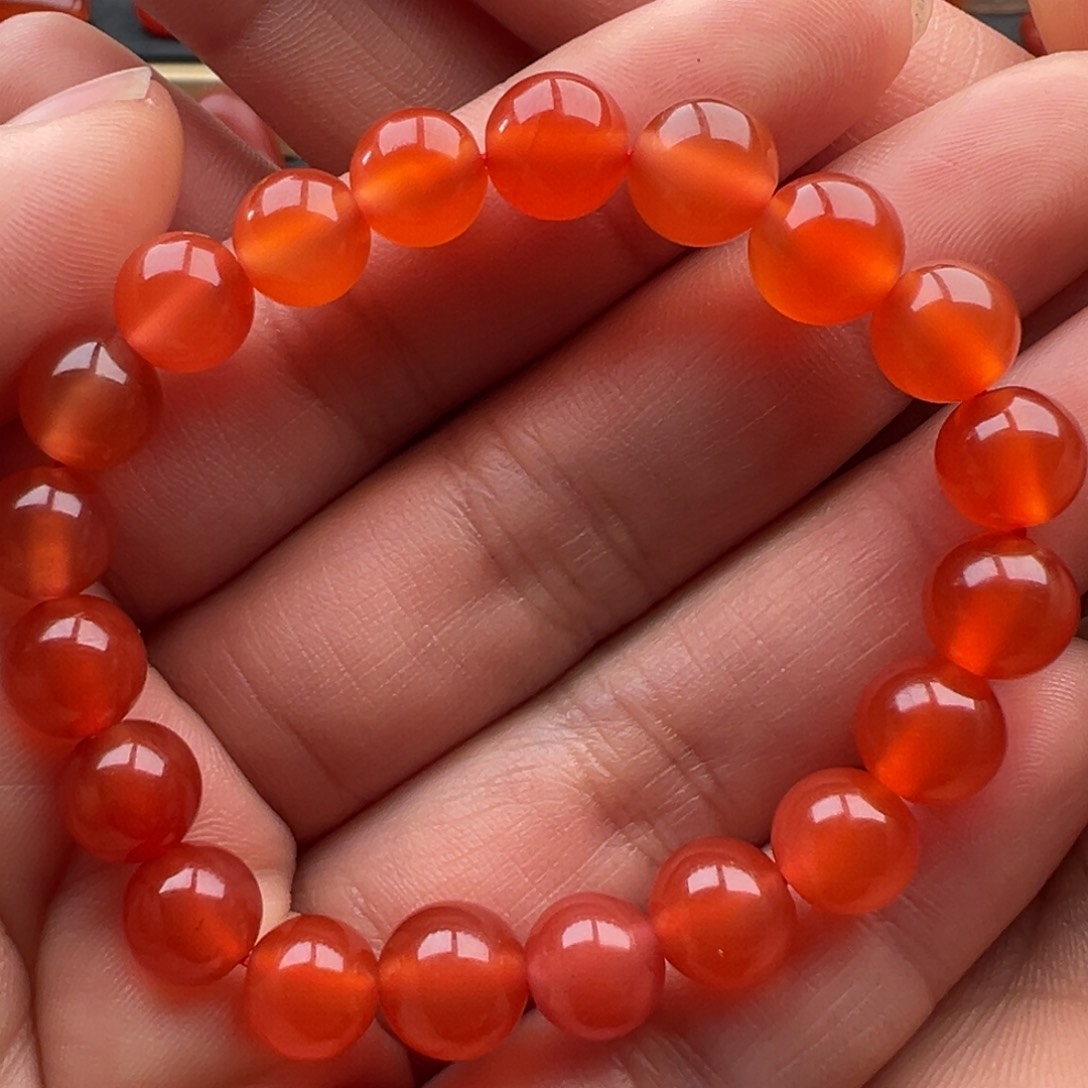 南红玛瑙手串8.4未镶嵌