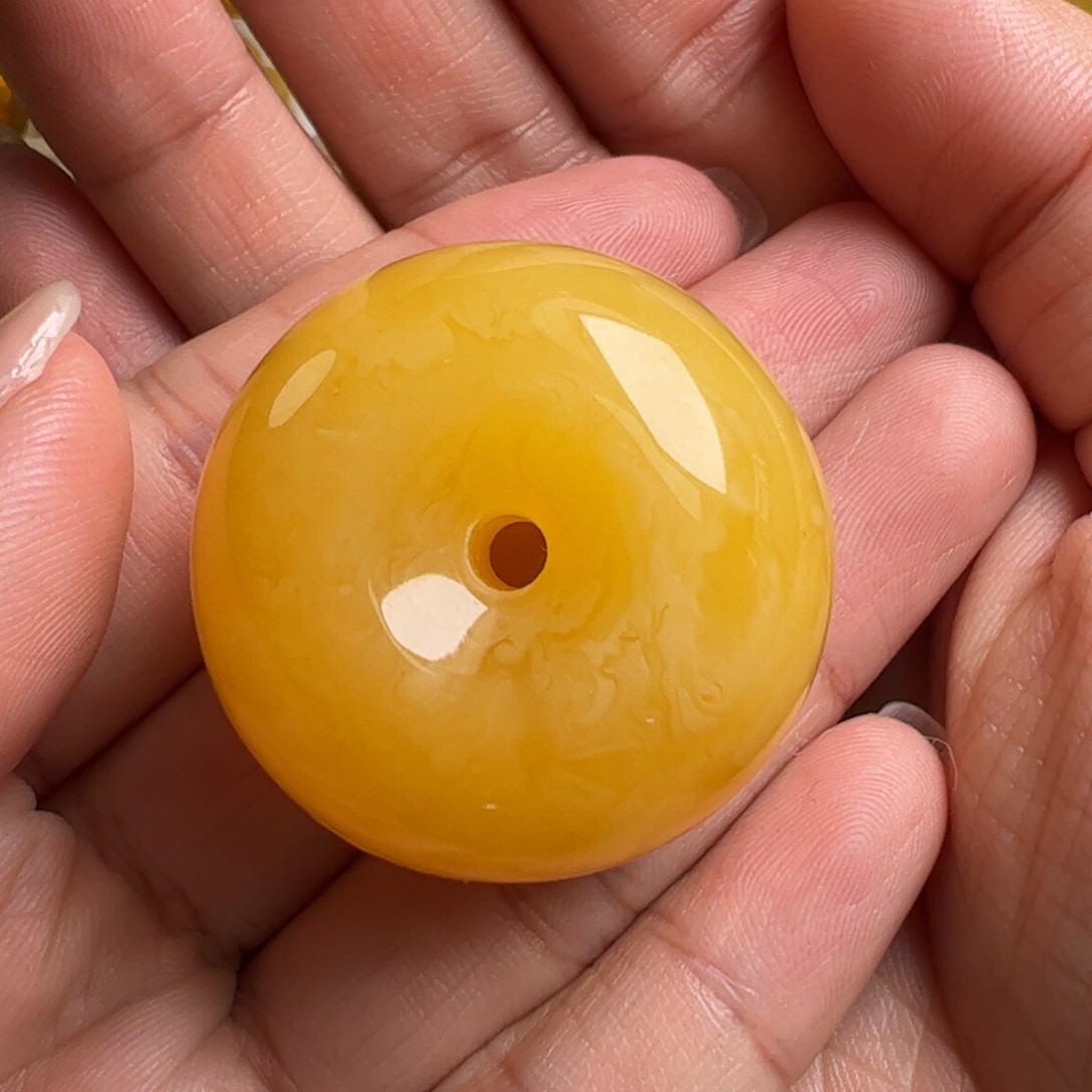 蜜蜡项链未镶嵌无优化