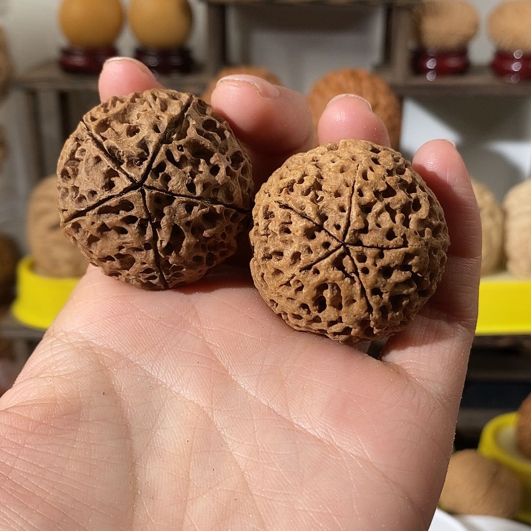 吊坠文玩核桃人**路五瓣金刚练手不退不换不接受中差评39